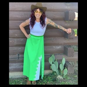 60/70s vintage maxi dress